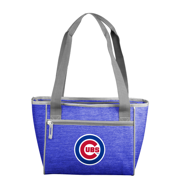 Logo Brands Chicago Cubs Crosshatch 16 Can Cooler Tote 506-83-CR1